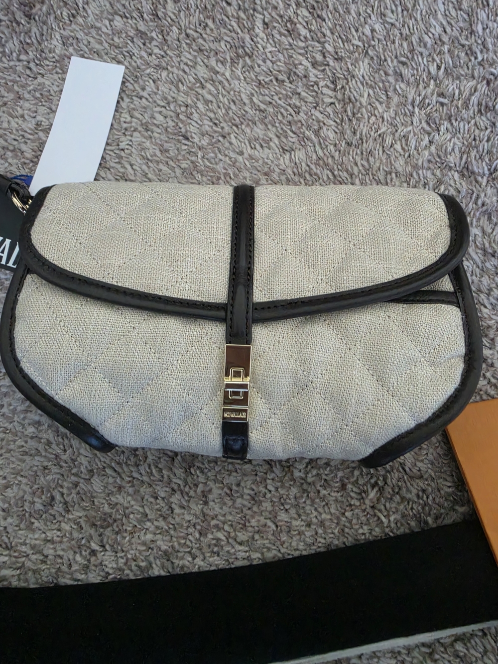 MZ Wallace Crossbody/clutch In Linen